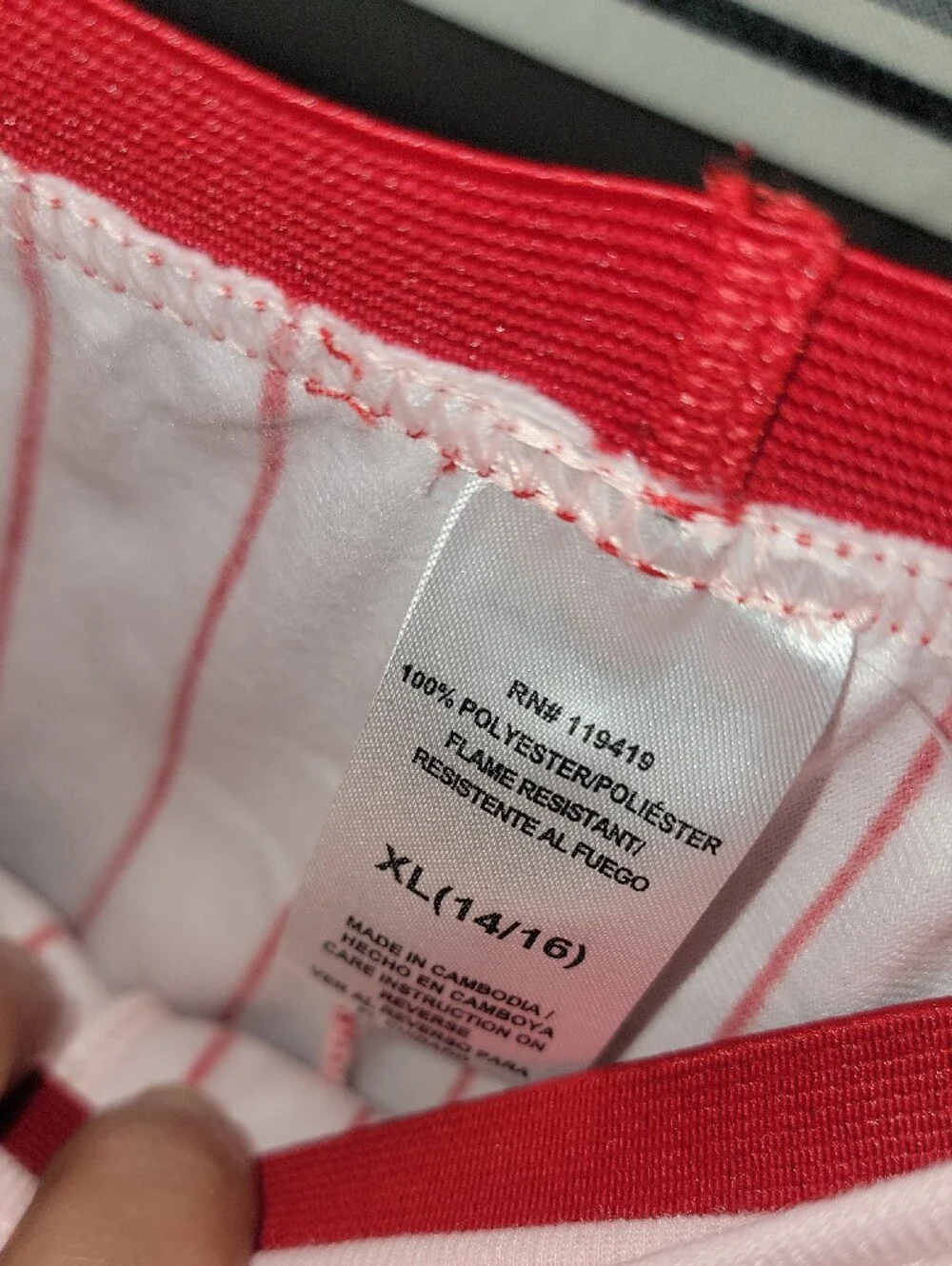Dr. Seuss Girls Pink and Red Cindy Pajama Set Size Xl 14/16